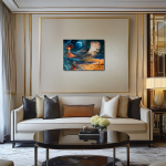The Fractured Horizon: Chaos and Tranquility in Antibes
