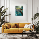 Reflections of Creation: The Architect of Time and Water