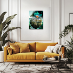 The Bloom of Creation: A Universe in the Palm of Nature