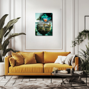 The Bloom of Creation: A Universe in the Palm of Nature