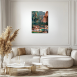 Echoes of Eternity: Under the Pine Trees at the End of the Day