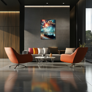 Cosmic Brushstrokes: The View of Rouen Reimagined