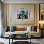 Echoes of Stillness: Monet’s Water Lilies in a Fragmented Symphony