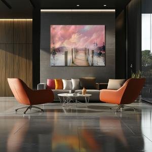 The Stillness Between Currents: The Seine Downstream from Rouen Reimagined