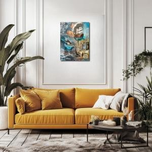 Voyage of the Morning Tides: A Sailor’s Cubist Dream