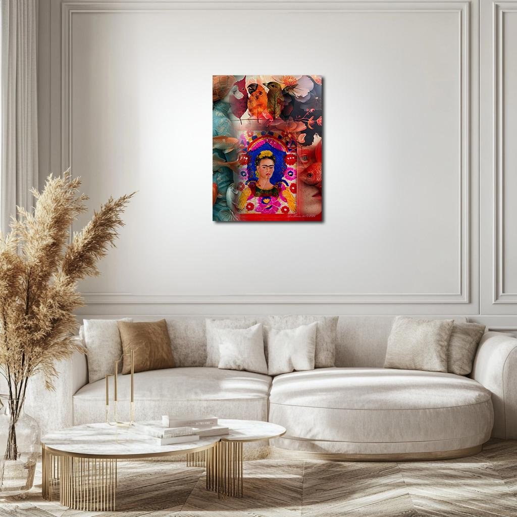 Petals of Glass: Frida’s Portrait Beyond the Frame