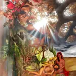 Sanctuary of Light: Two Nudes in the Forest