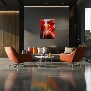 Flames of Passion: Georgia O’Keeffe’s Red Canna Reimagined