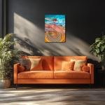 Echoes Beneath the Stone: Red Hills with Pedernal