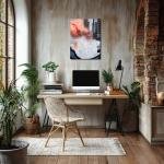 Elegy of Petals: White Calico Rose in the City