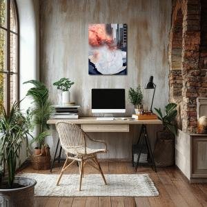 Elegy of Petals: White Calico Rose in the City