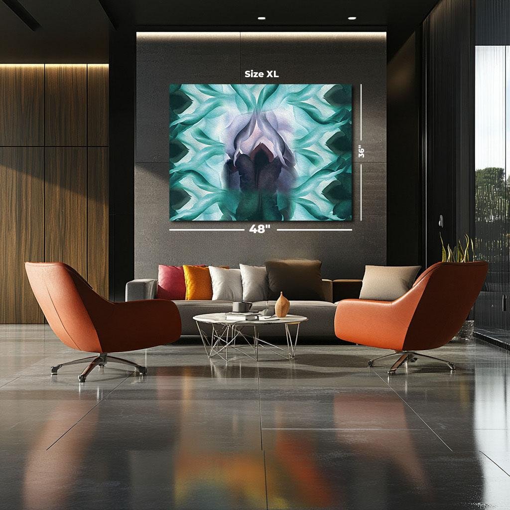 Veiled Elegance: Georgia O’Keeffe’s Black Iris in Abstraction