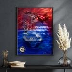 Eagle of the Seas USS America and the F-22 Raptor , Bridges of Freedom with Seal