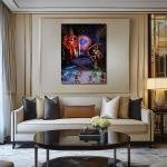 Orbital Flames: When Light Engineered Harmony Beneath the Olympic Sky